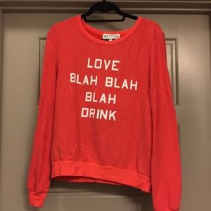NWT Wildfox baggy beach jumper